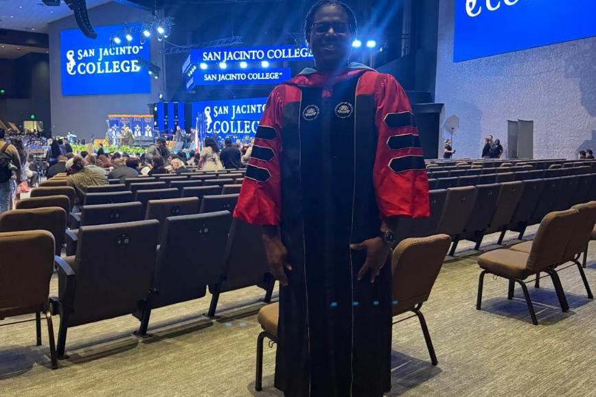 Dr. Terron Ware San Jacinto College Commencement